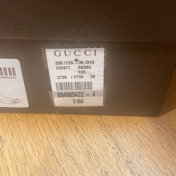 Gucci woman’s nappa charlotte porridge high heels - Picture 4 of 15